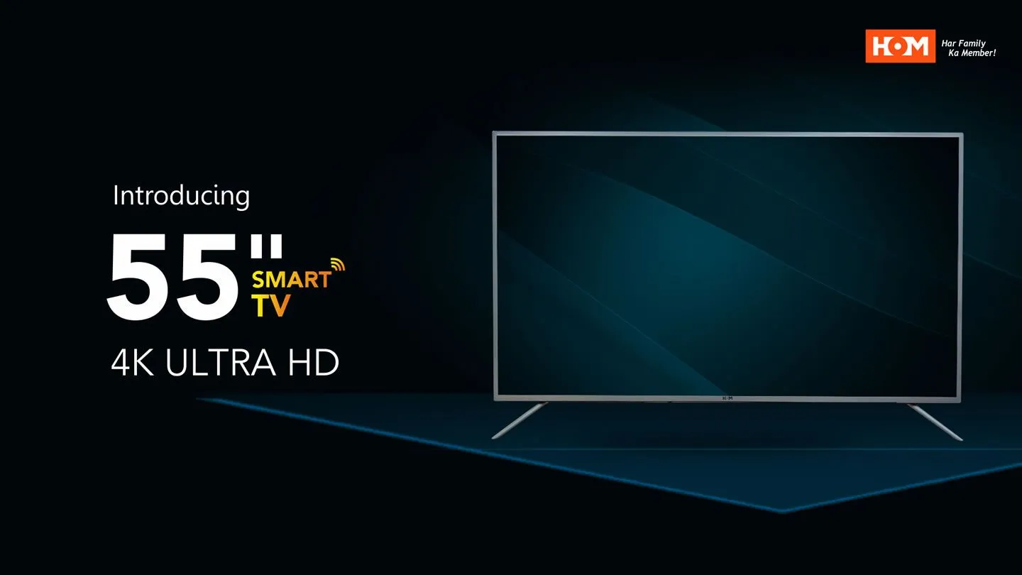 55” Smart LED 4K TV