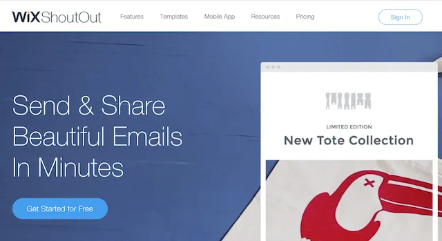 Wix ShoutOut